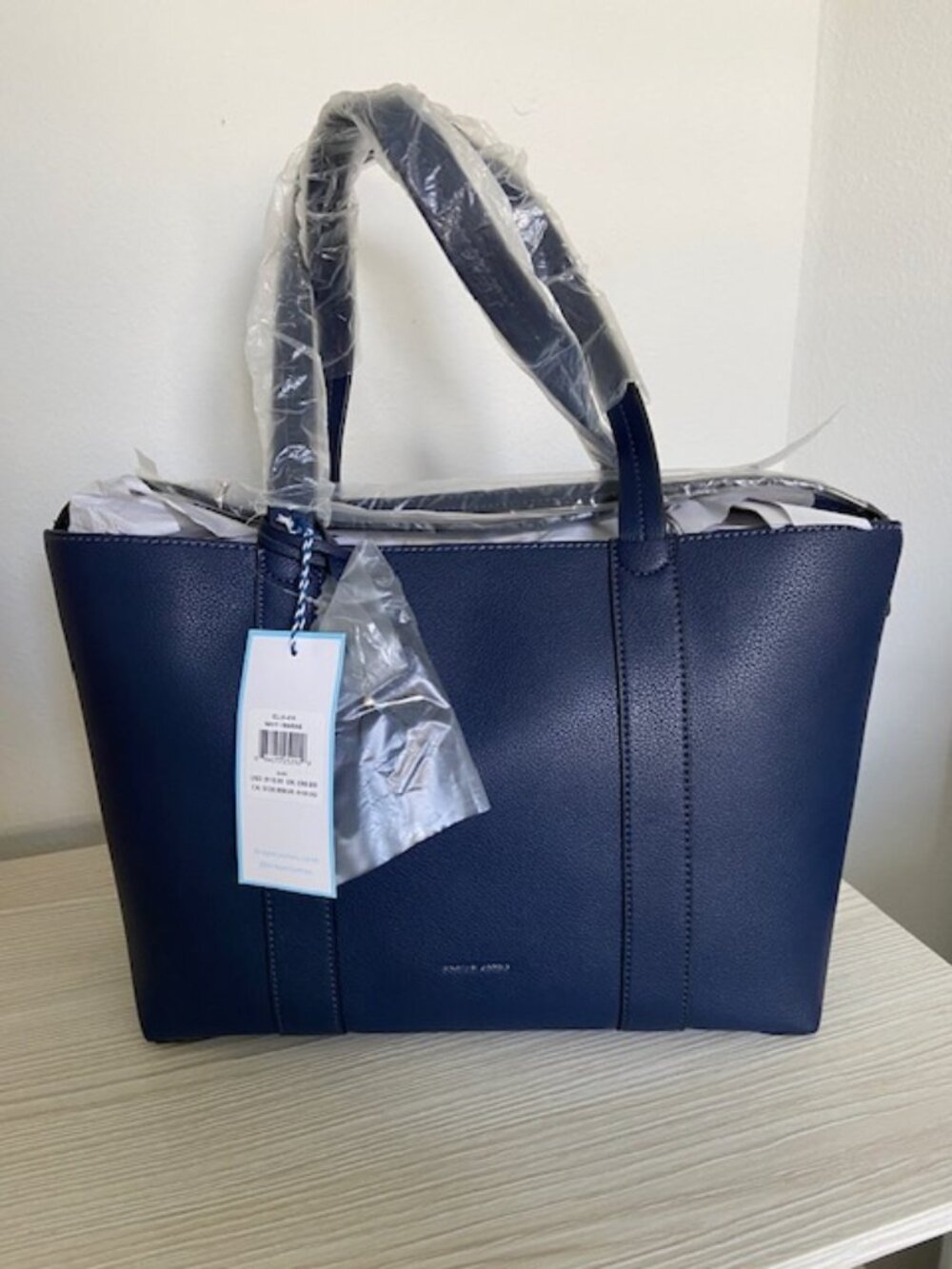 NWT Draper James Elle Navy Tote